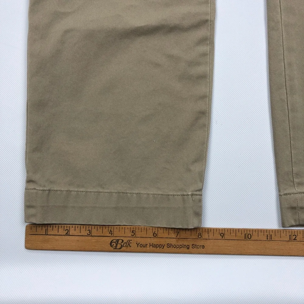 Polo Ralph Lauren Classic Fit Chino Pants Mens 34x34 Tan Khaki Cotton Twill Pony